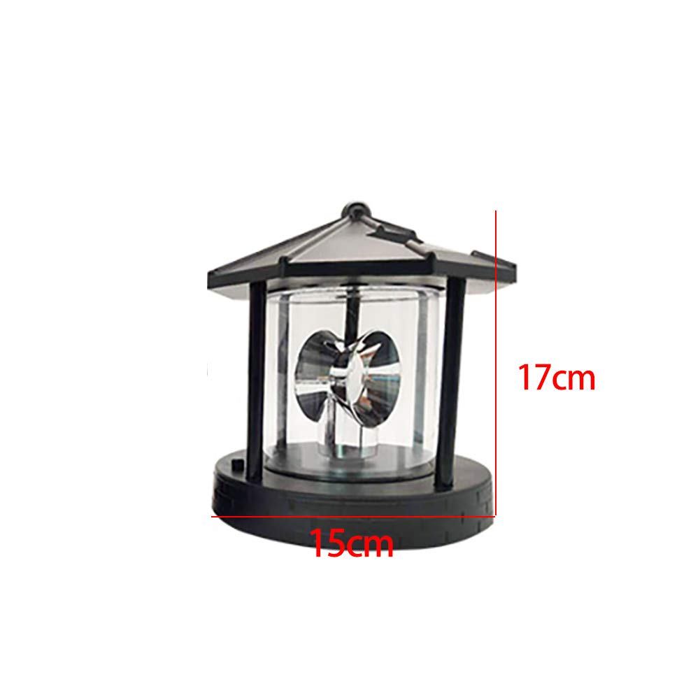 Solar Rotating Lighthouse Beacon Lamp D784737