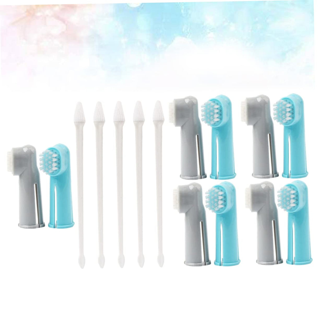 ABS 15 Pcs Set Pet Toothbrush Kit G87518