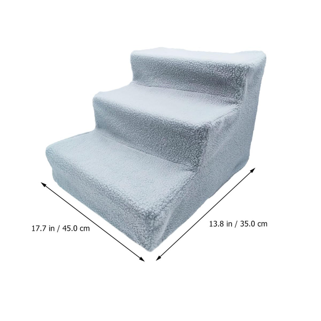 Non-Slip Gray Pet Ladder and Dog Steps F5768