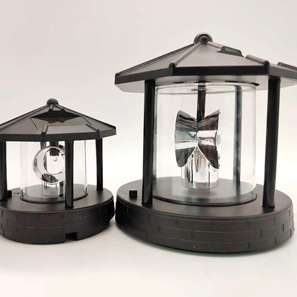 Solar Rotating Lighthouse Beacon Lamp D784737