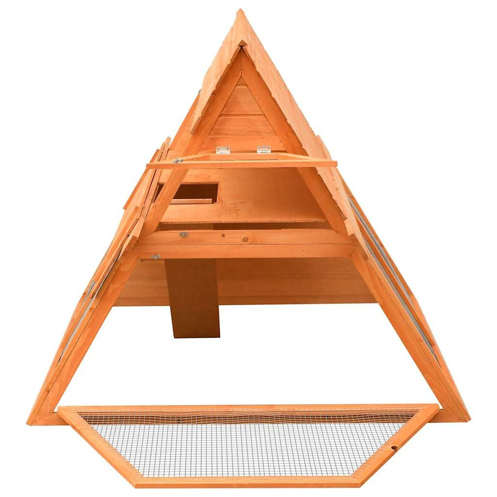 Brown Wooden Rabbit Hutch T60558
