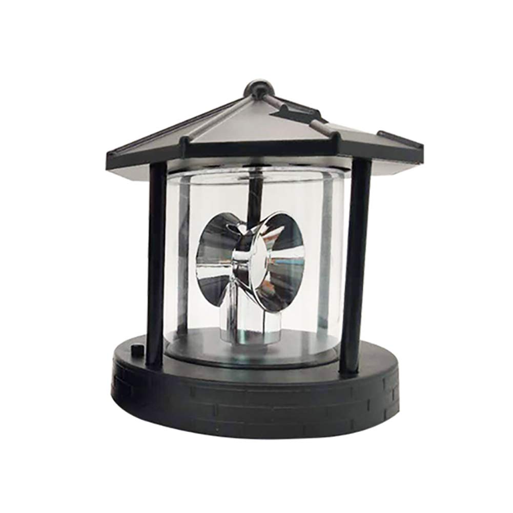 Solar Rotating Lighthouse Beacon Lamp D784737