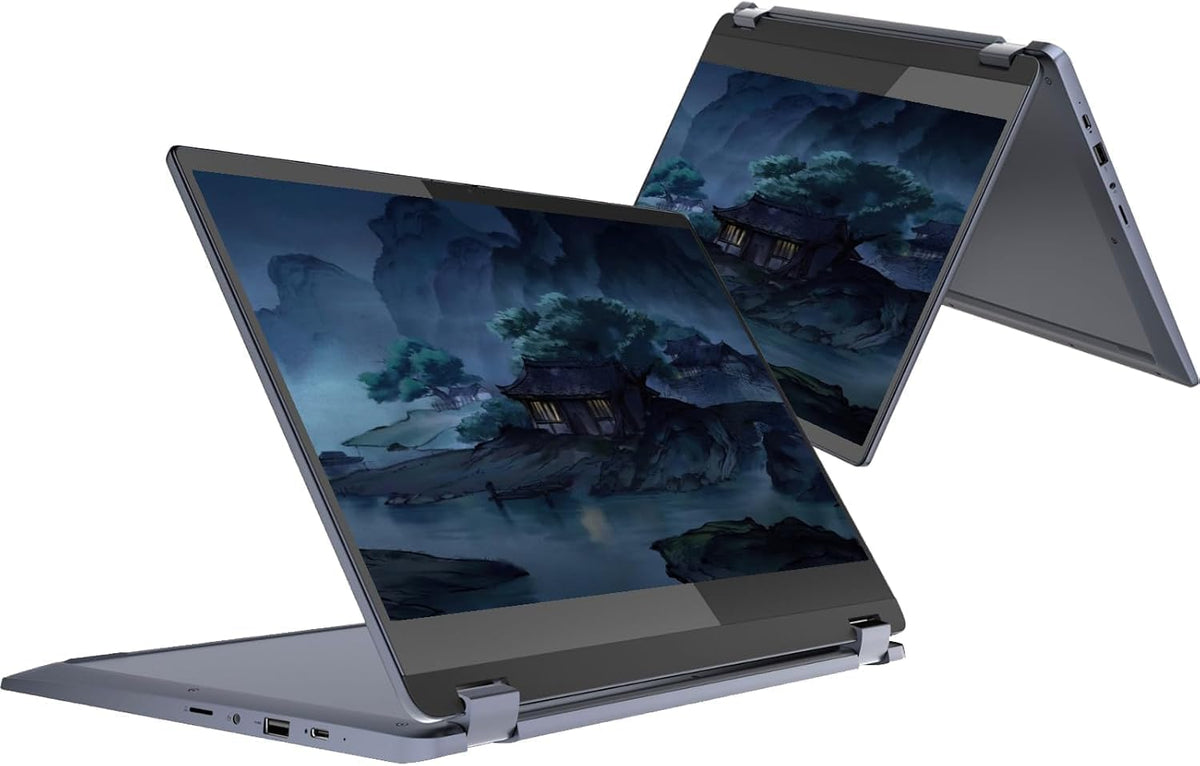15.6" FHD Touchscreen 2-in-1 Chromebook Laptop, Intel i3, 4GB RAM, 64GB, Grey E614615