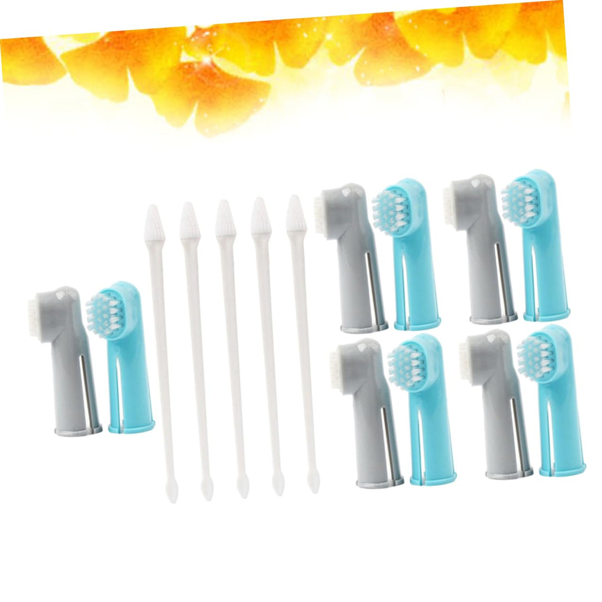 ABS 15 Pcs Set Pet Toothbrush Kit G87518