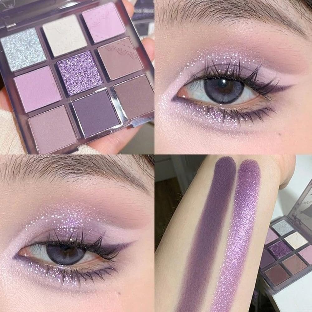 Dark Purple Plum Lavender Mauve Smoky Eyeshadow Palette P540813