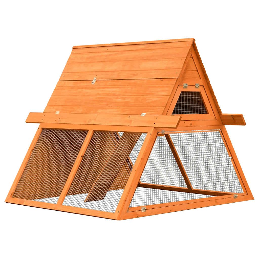 Brown Wooden Rabbit Hutch T60558