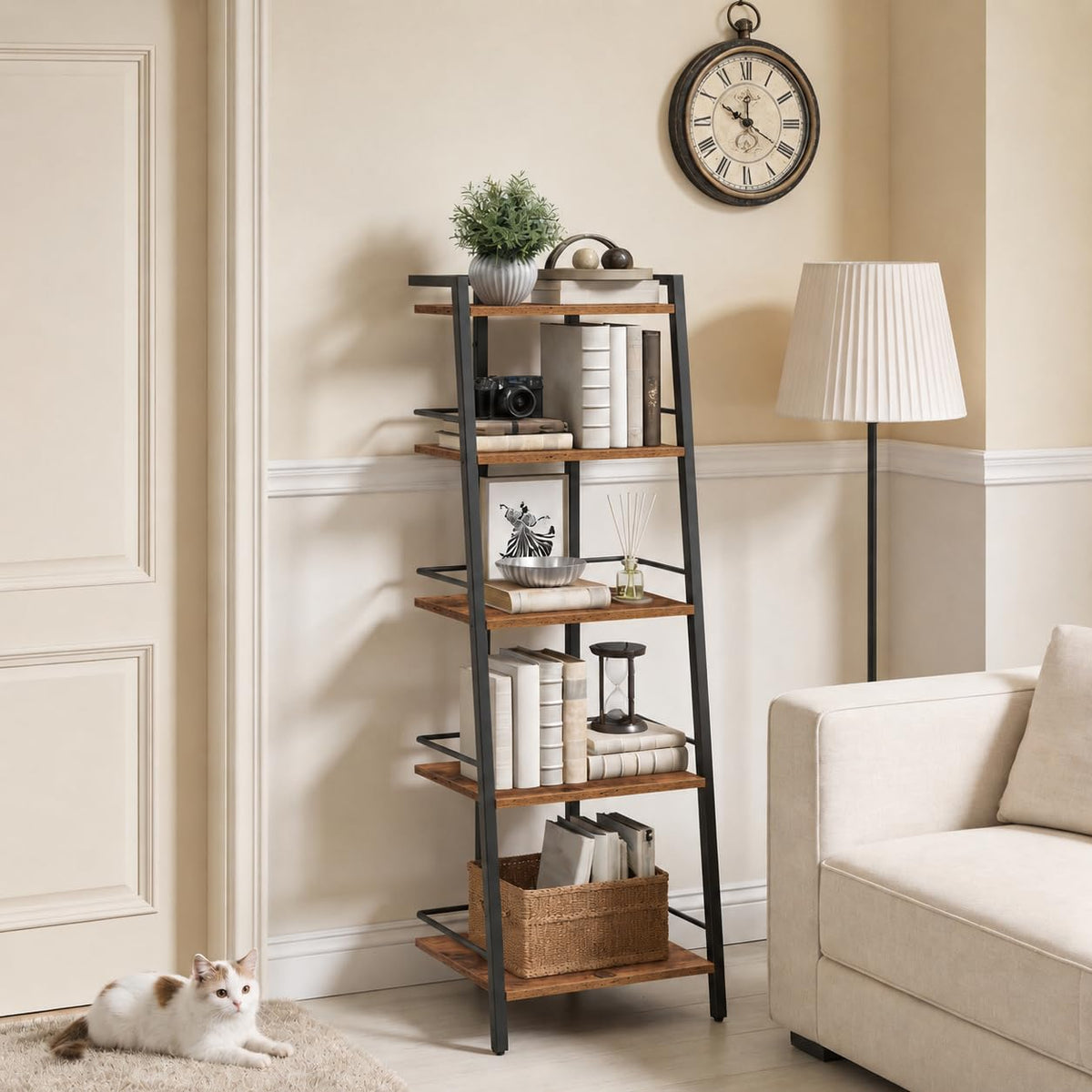 5-Tier Ladder Book Shelf V70736