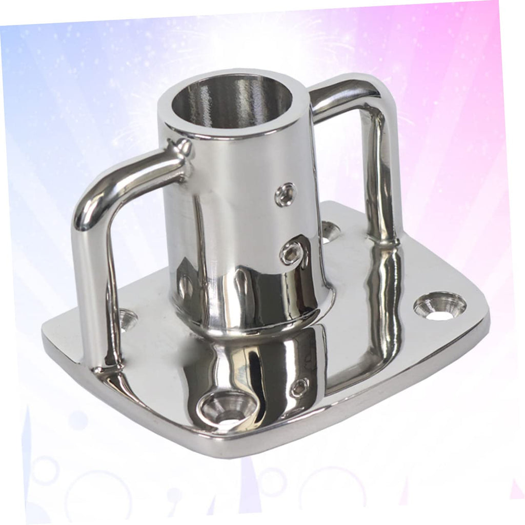 2pcs Stainless Steel Flag Pole Socket Base C5949