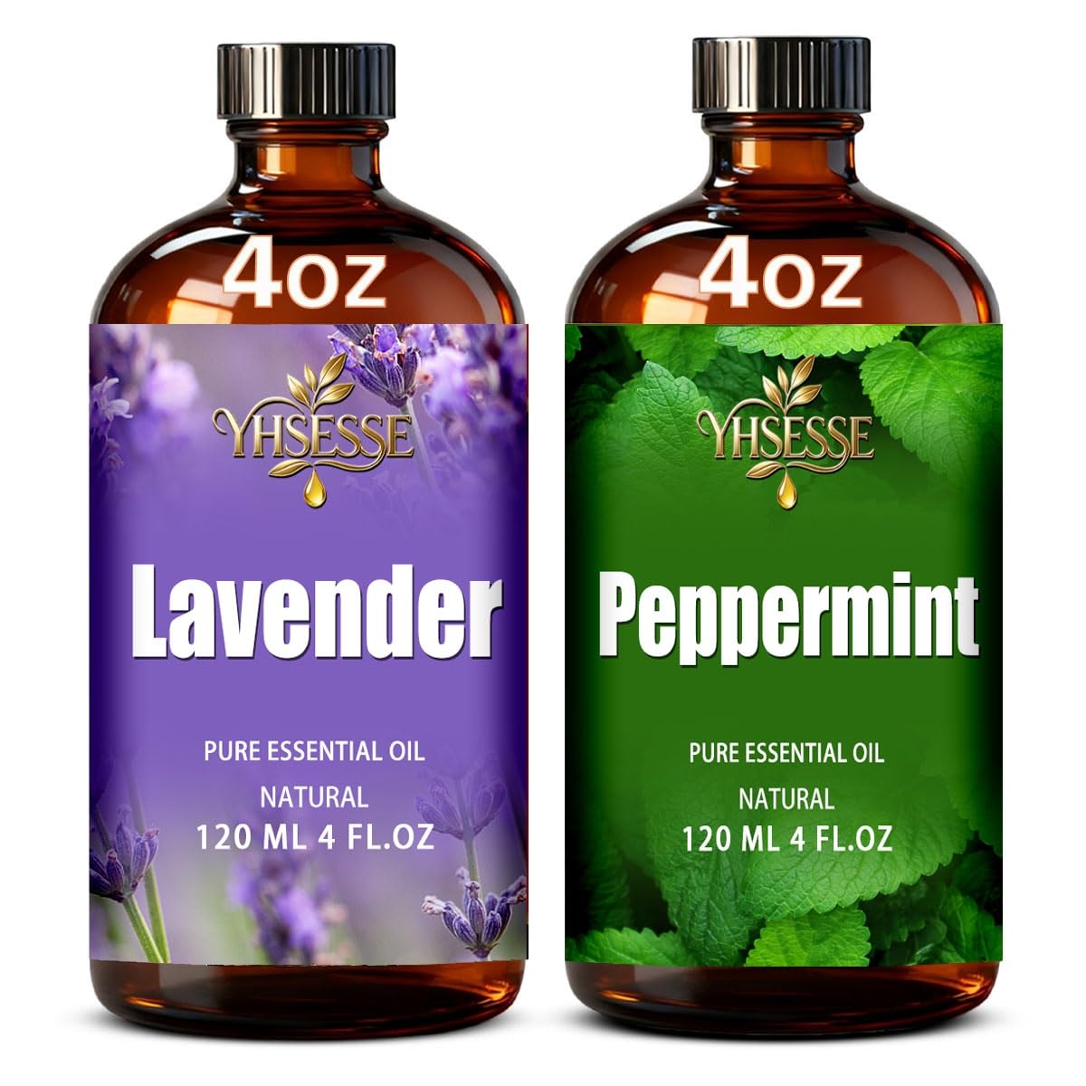 Peppermint and Lavender Essential Oil 4 Fl Oz Q868064