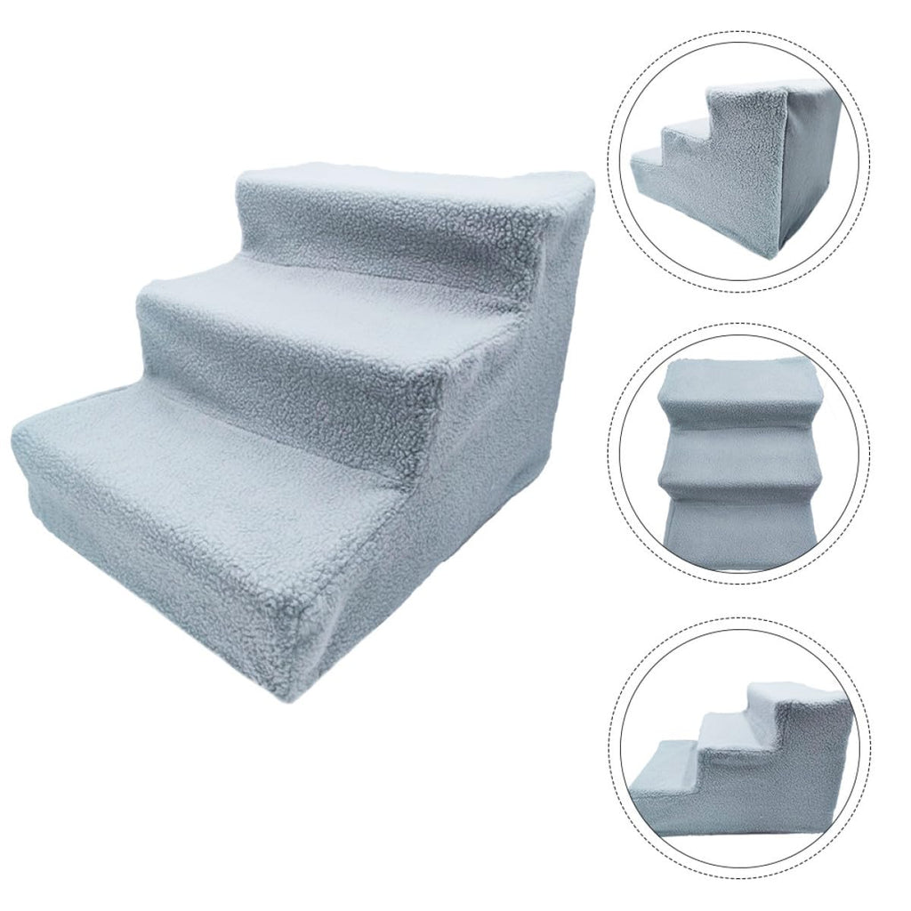 Non-Slip Gray Pet Ladder and Dog Steps F5768