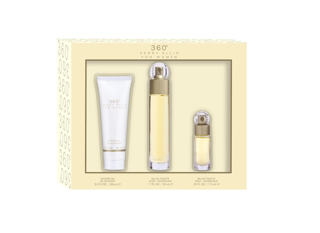 3 Pc Gift Set 1.7oz EDT Spray, 3oz Shower Gel, 0.25oz EDT Spray Z14669