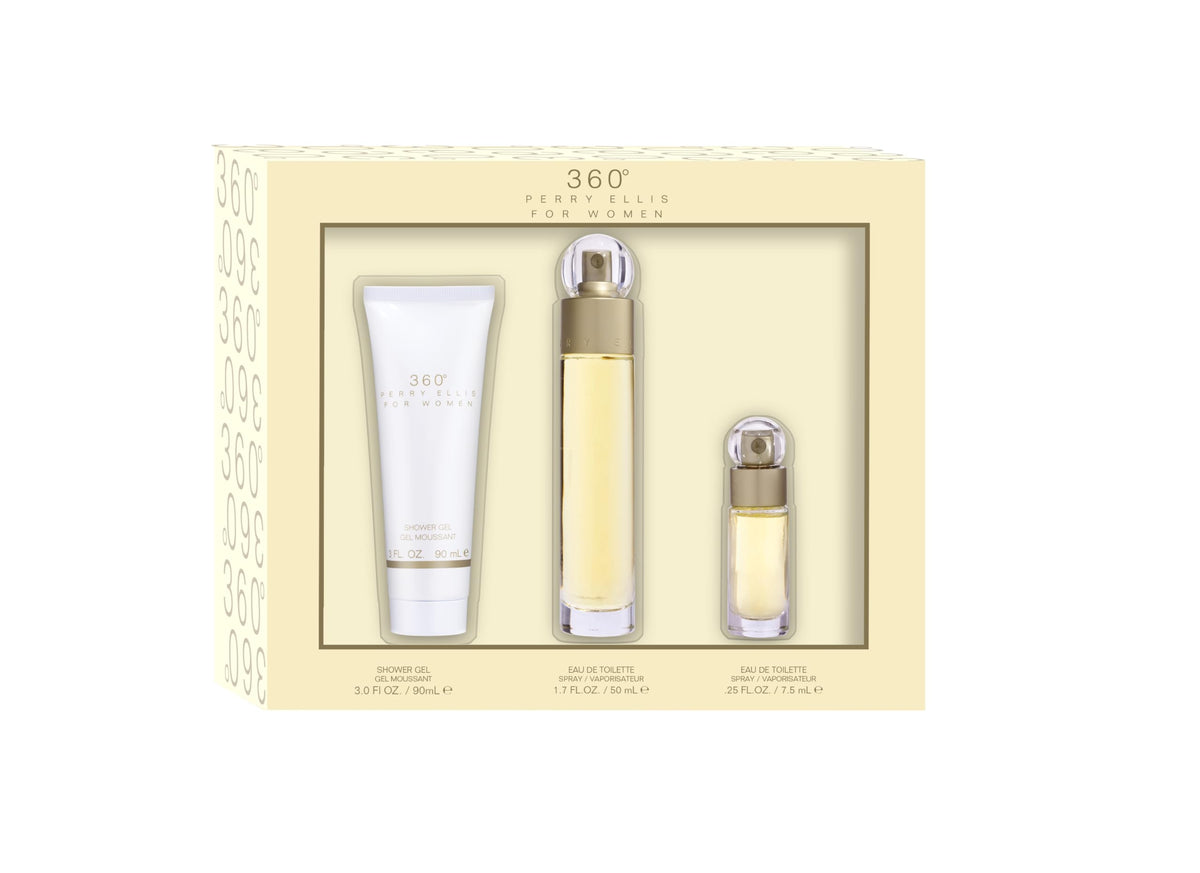 3 Pc Gift Set 1.7oz EDT Spray, 3oz Shower Gel, 0.25oz EDT Spray Z14669
