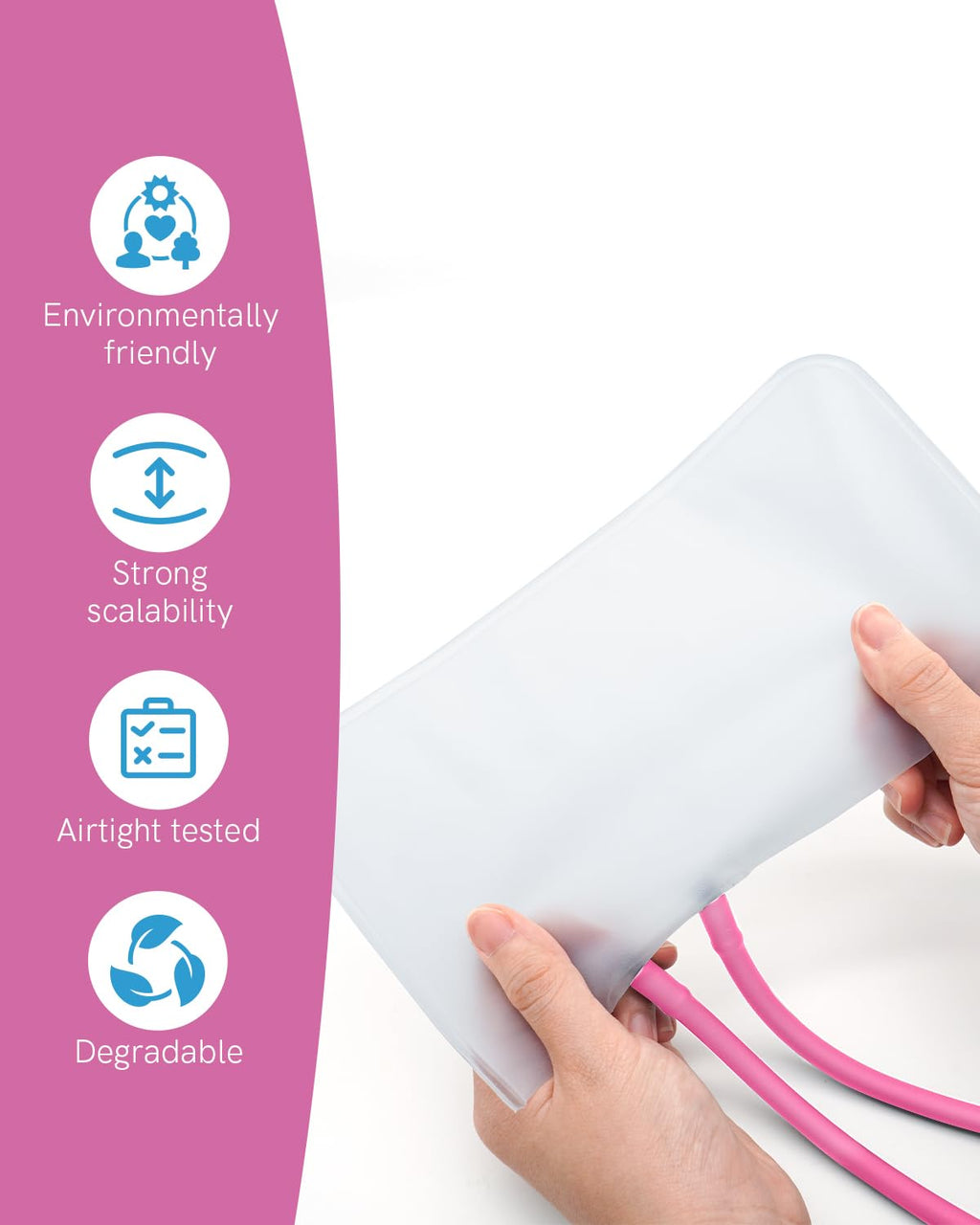 Pink Manual Blood Pressure Cuff C57302