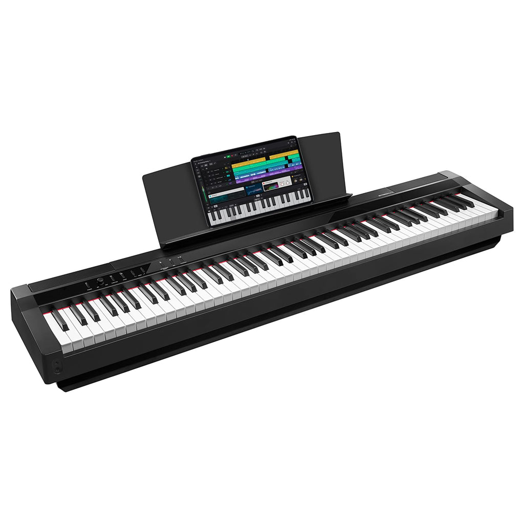 88 Key Weighted Hammer-Action Digital Piano with Sustain Pedal, Black G28056