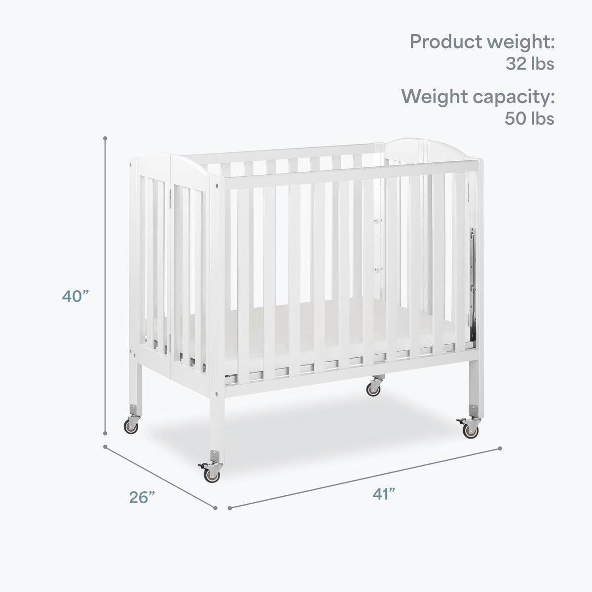 Mini Folding 3-in-1 Portable Baby Crib P6110