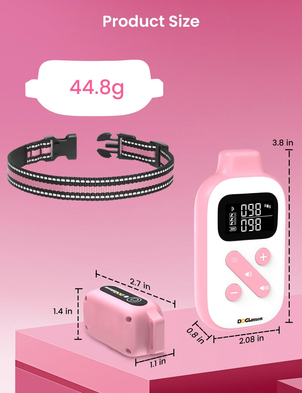Beep and Vibrating Dog Collar with Remote R659