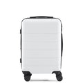 20 Inch White Expandable Hard Shell Carry-On Luggage O2805