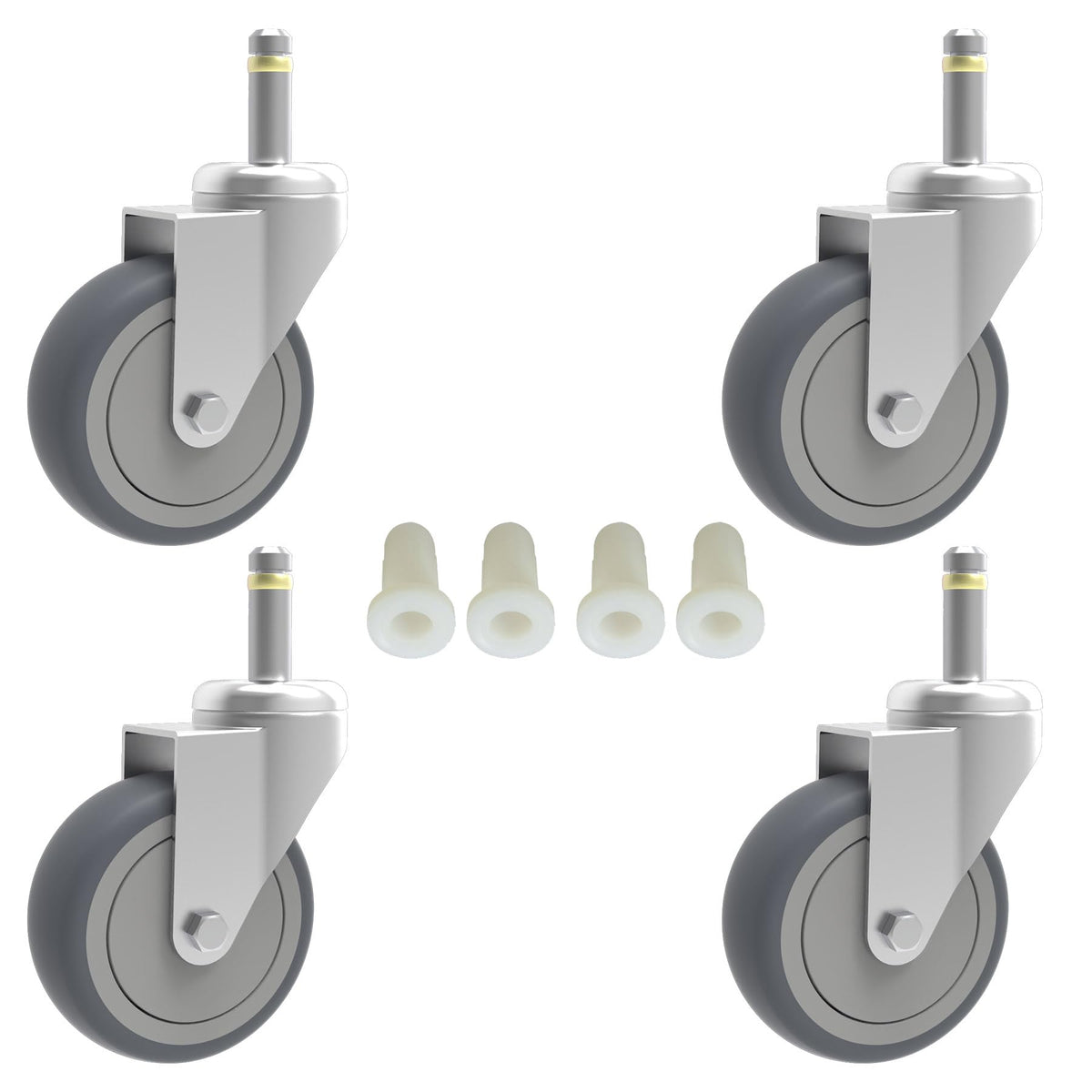 3-Inch Swivel Stem Caster 4 Pack Q755136