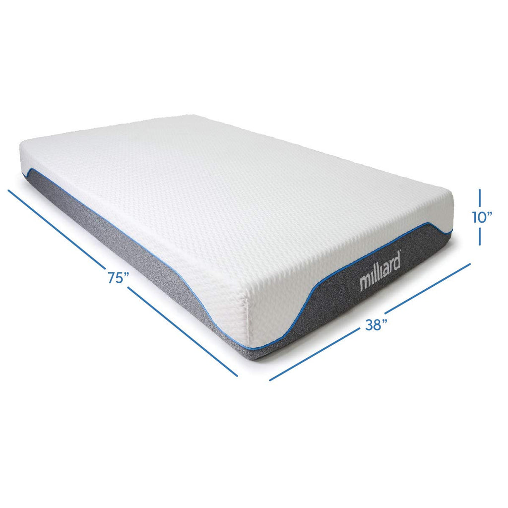 10-Inch Firm Memory Foam Twin Size Mattress W949078