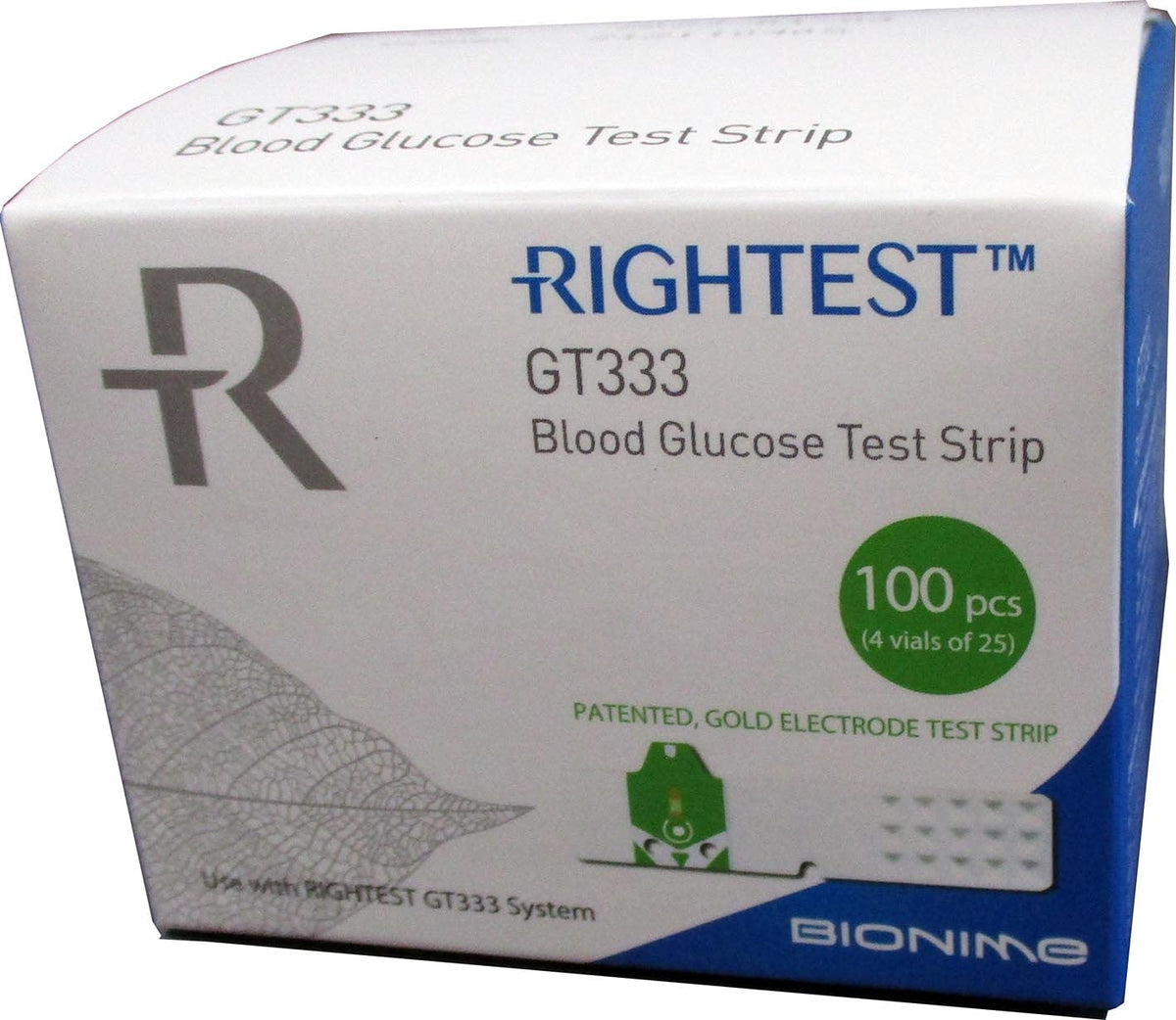 Blood Glucose Test Strips, Box of 100 L224899