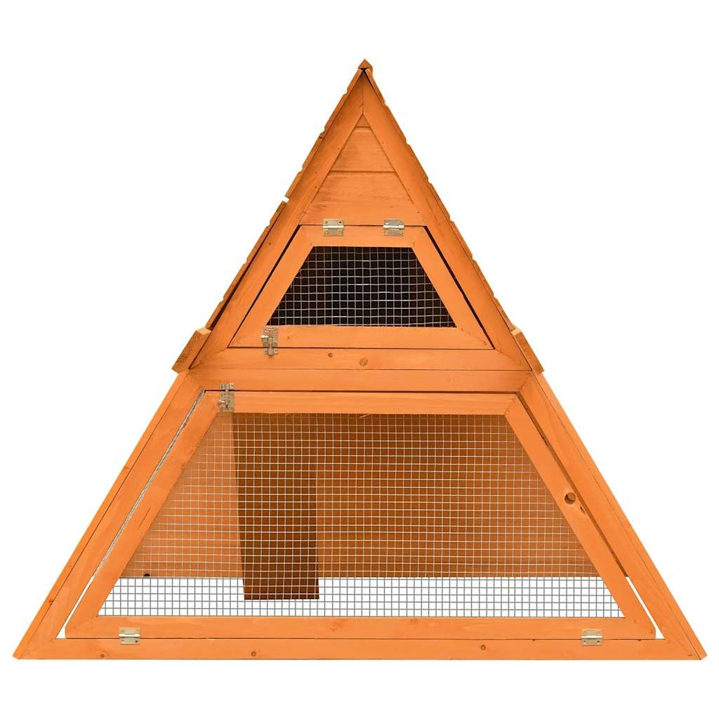 Brown Wooden Rabbit Hutch T60558