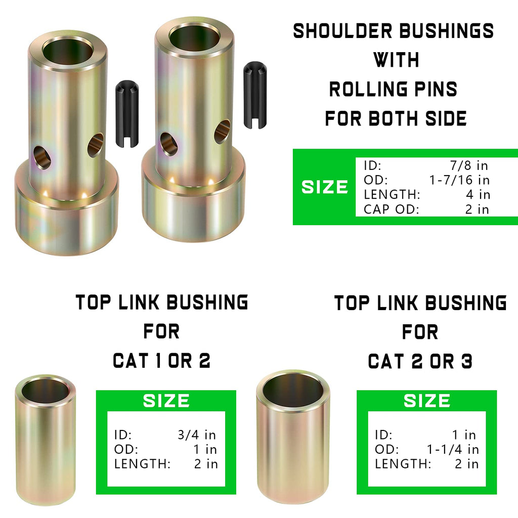 Quick Hitch Bushing Kit with Top Link Pin Q328710
