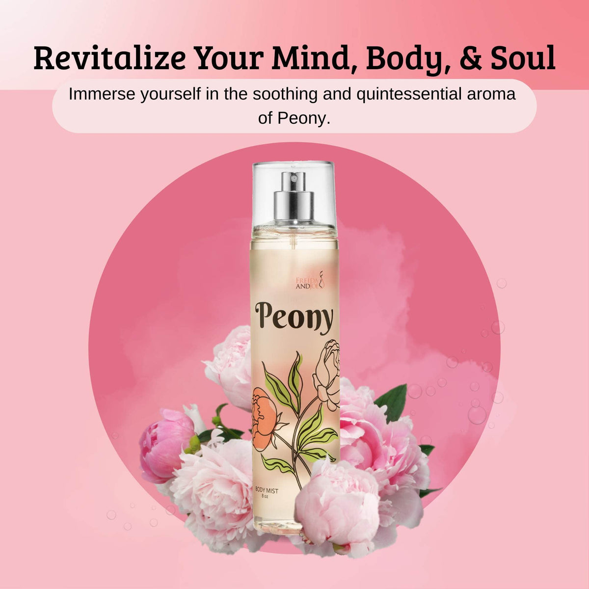 Body Mist Spray Peony Floral P439