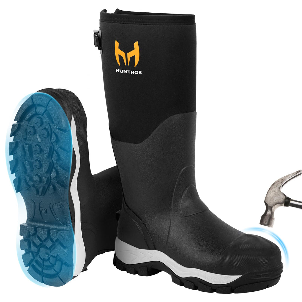 Steel Toe Waterproof Rubber Work Boots Z677287