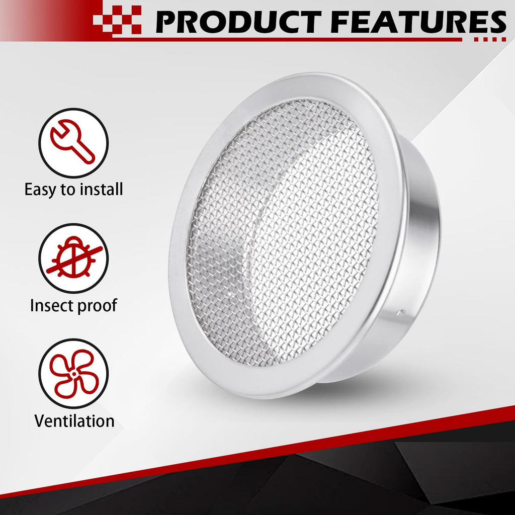2-Inch Round Open Screen Vent 12 Pack W503