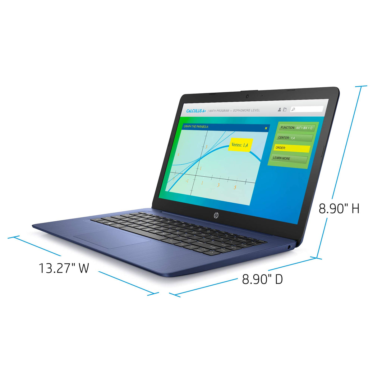 14-inch Laptop, Intel Celeron N4000, 4 GB RAM, 32 GB eMMC, Royal Blue W242