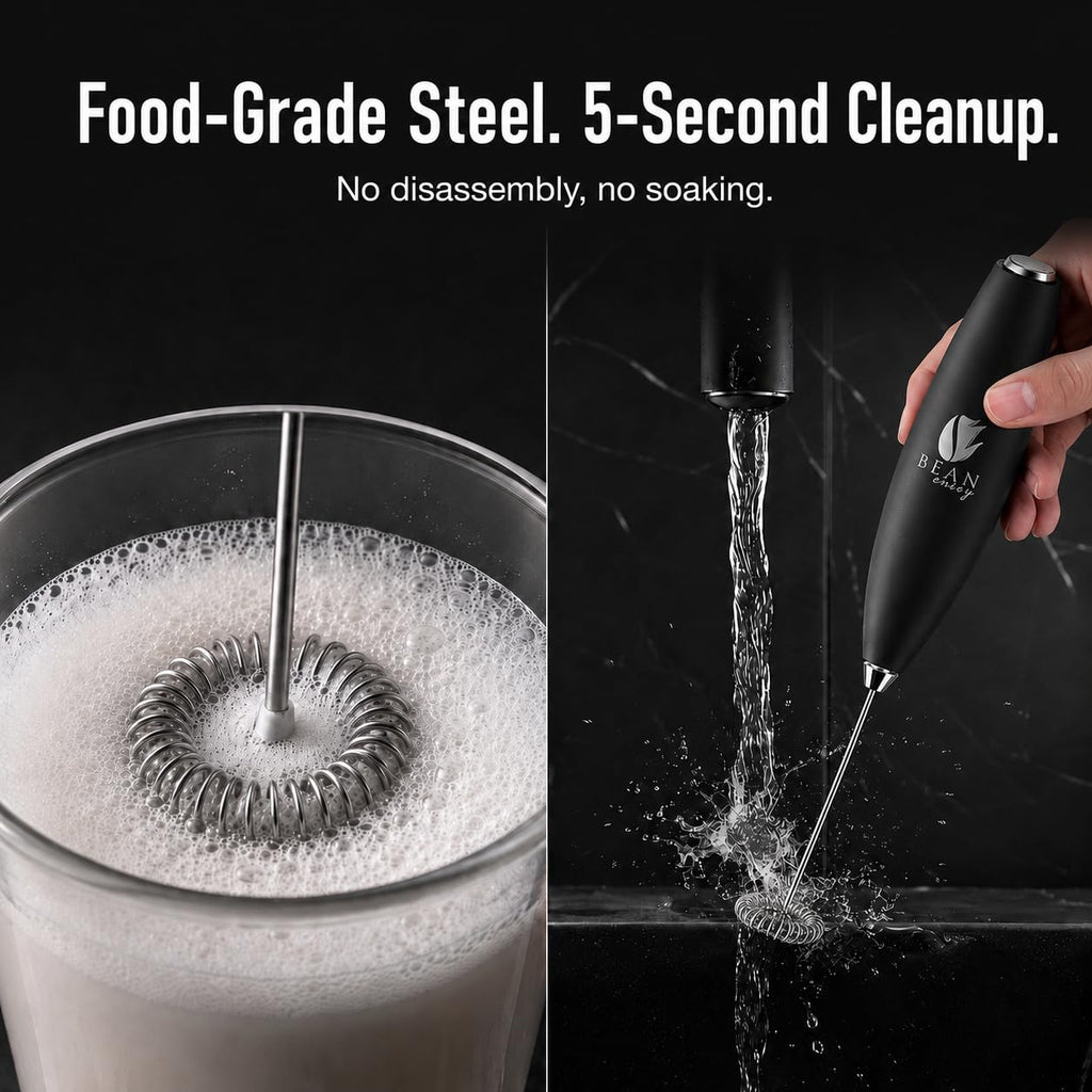 Black Handheld Milk Frother W1274