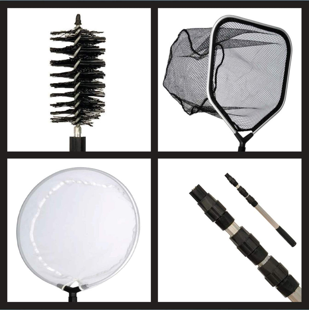 Floating Pond Thermometer & 4-in-1 Pond Cleaning Care Kit L952