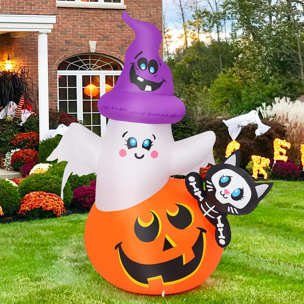 5 FT Halloween Inflatables with Built-in LEDs X3971