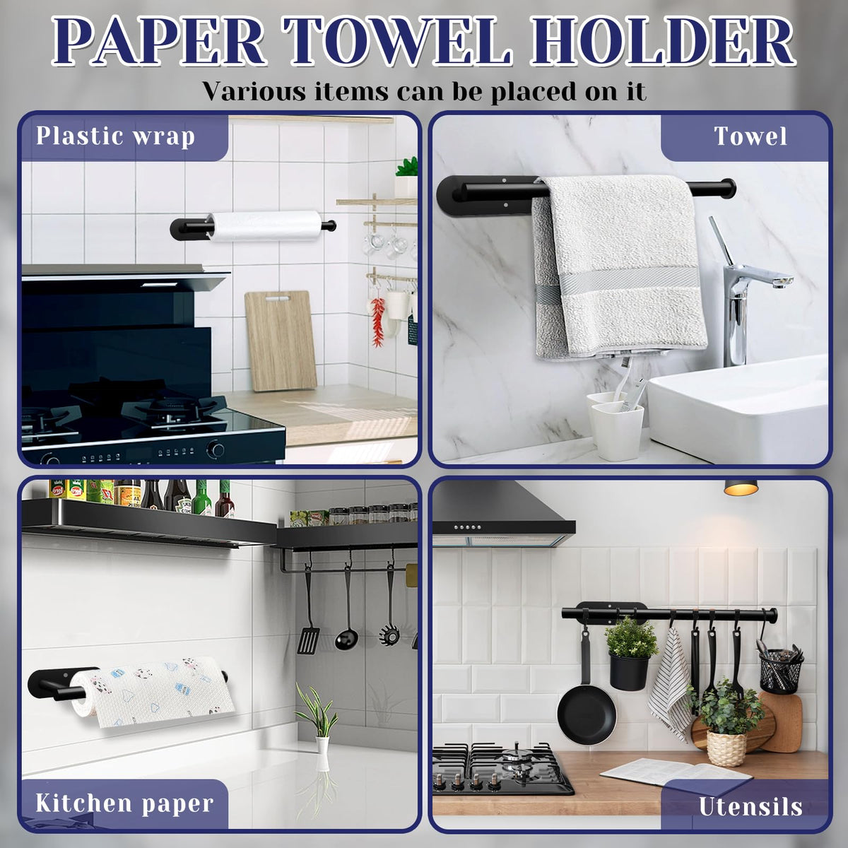 Self Adhesive Paper Towel Holder N7548