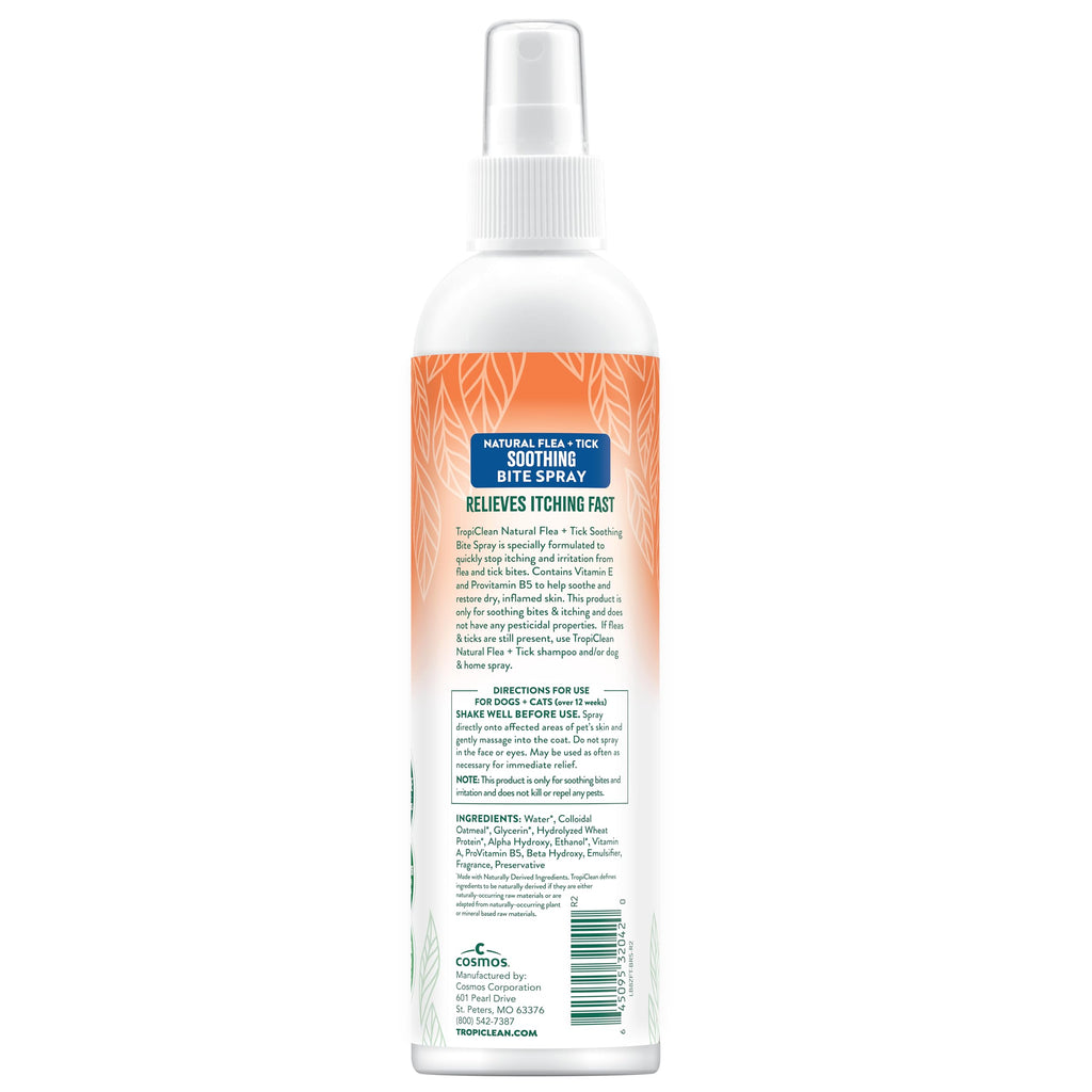 Flea and Tick Bite Relief Treatment Spray for Dogs & Cats, 8oz T1982