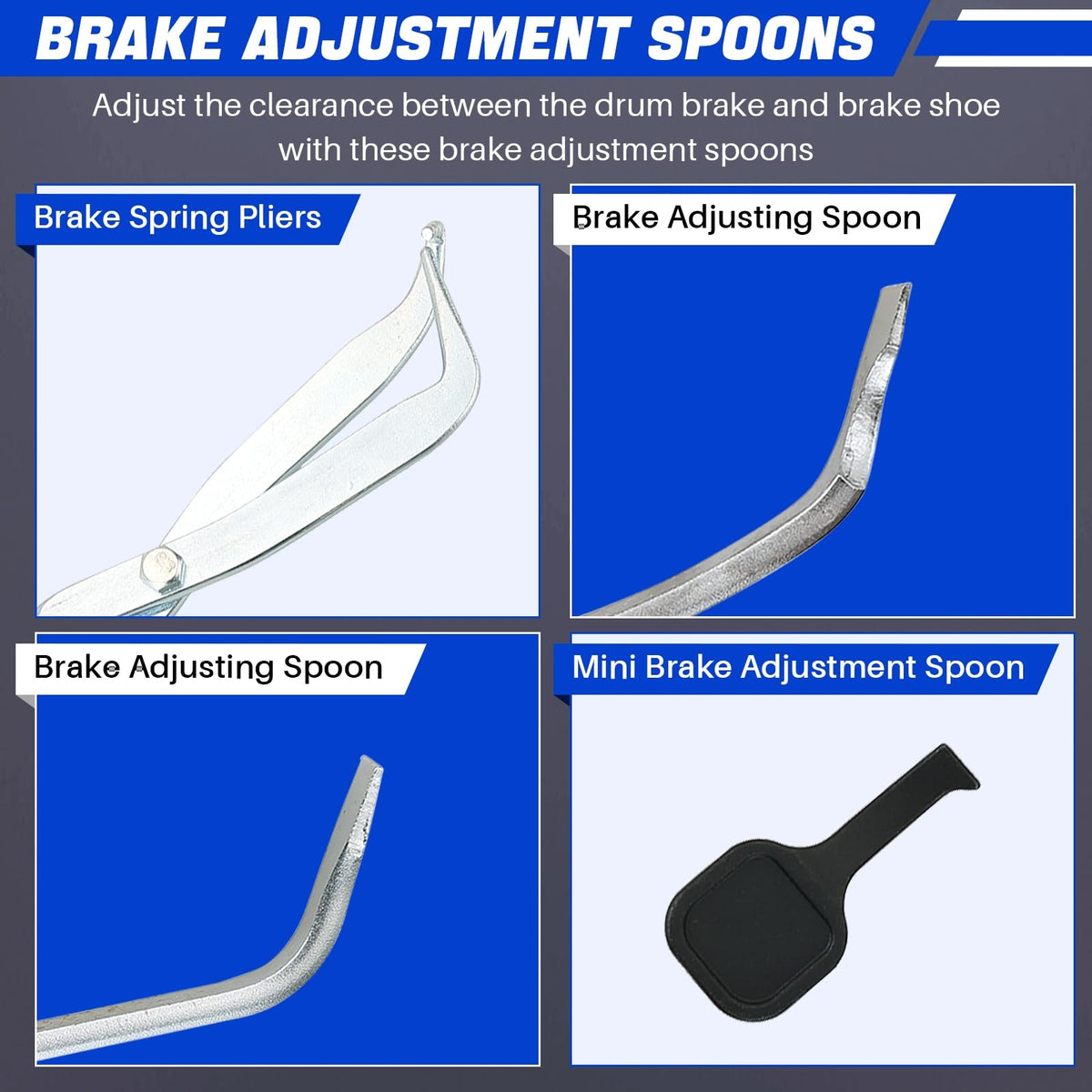 8 Pc Drum Brake Tool Kit Q382