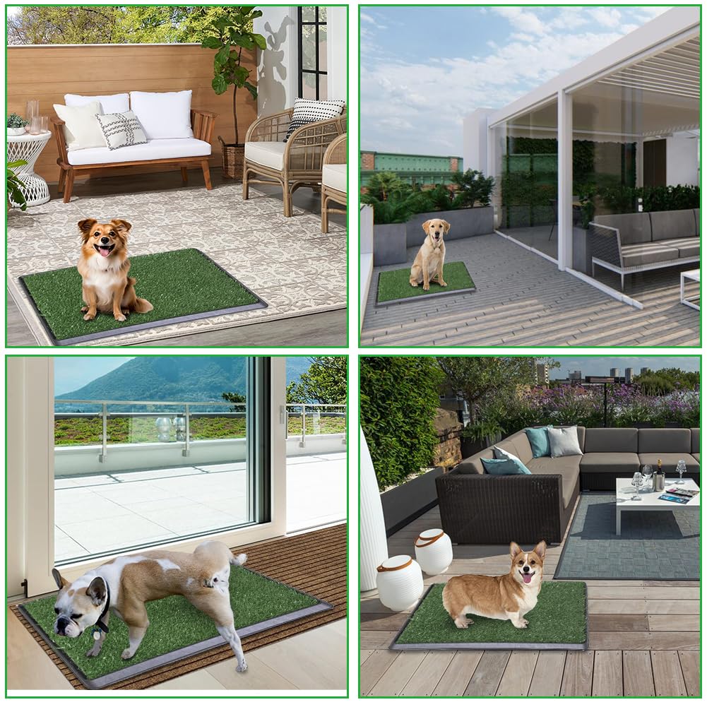 Dog Grass Pad with Tray 20x30 Inch U586037