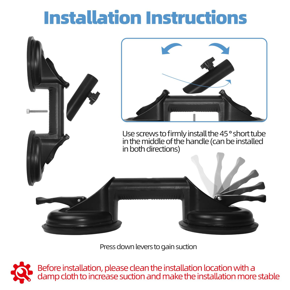 Suction Cup Flag Pole Mount Q35389