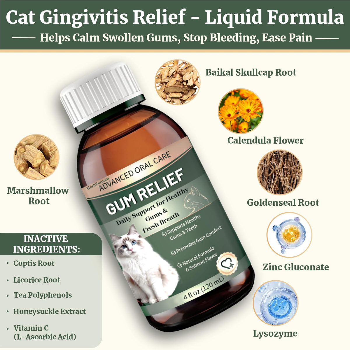 Cat Dental Care Liquid 120mL O251