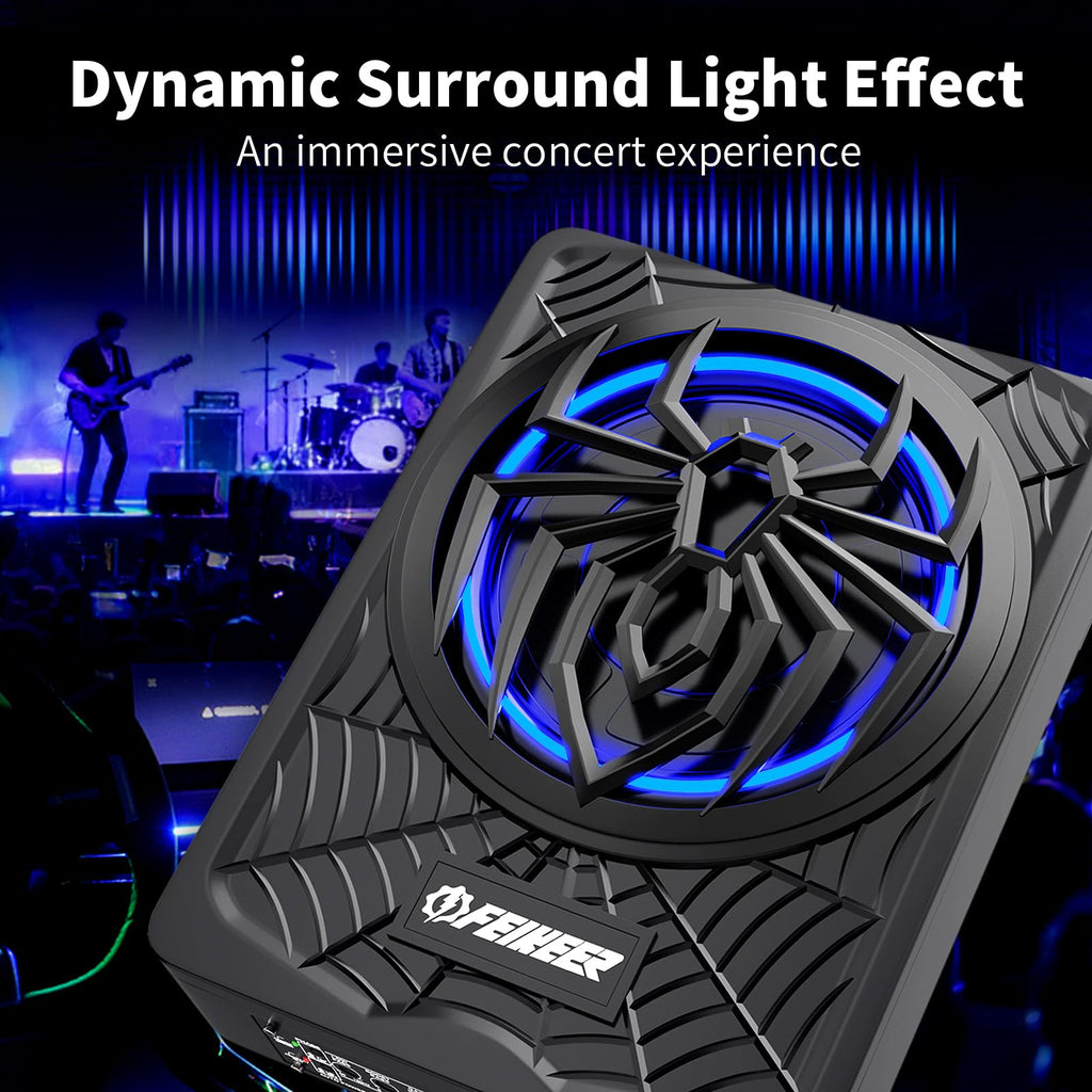 1200W Slim Underseat Subwoofer and Amp Package G7089