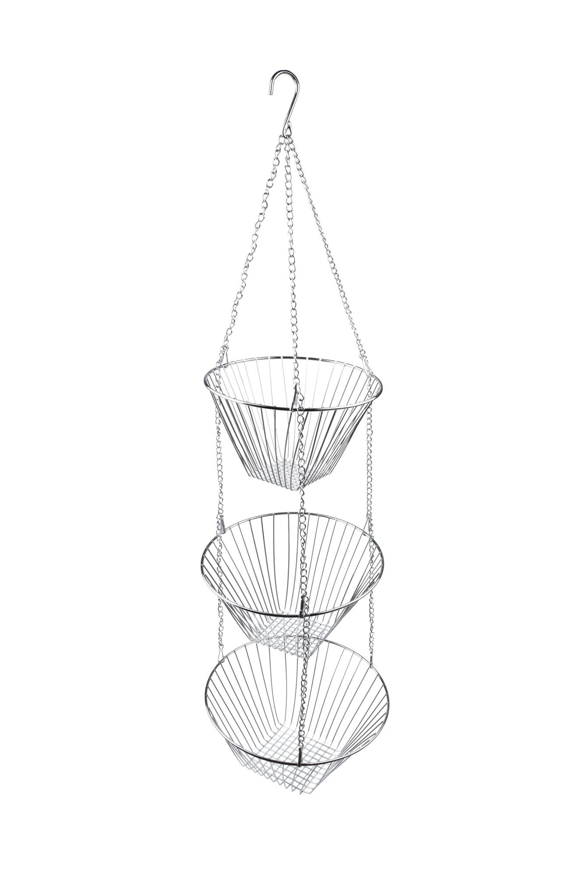 Three Tier Hanging Wire Baskets, Pack of 2 P5797