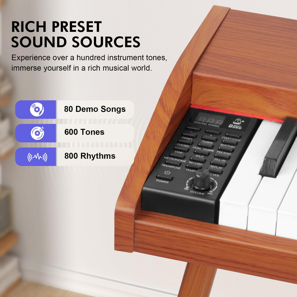 88 Key Semi-Weighted Digital Piano Keyboard L781