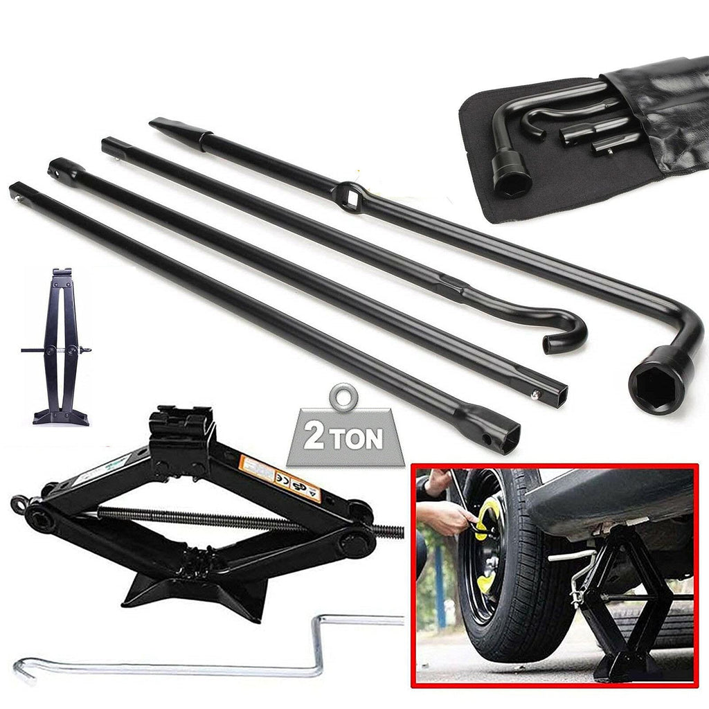Spare Tire Tool Kit with Scissor Jack 2 Ton I6323