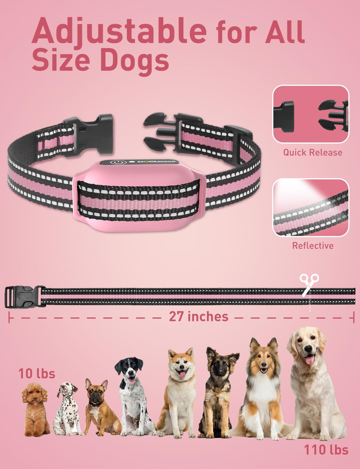 Beep and Vibrating Dog Collar with Remote R659
