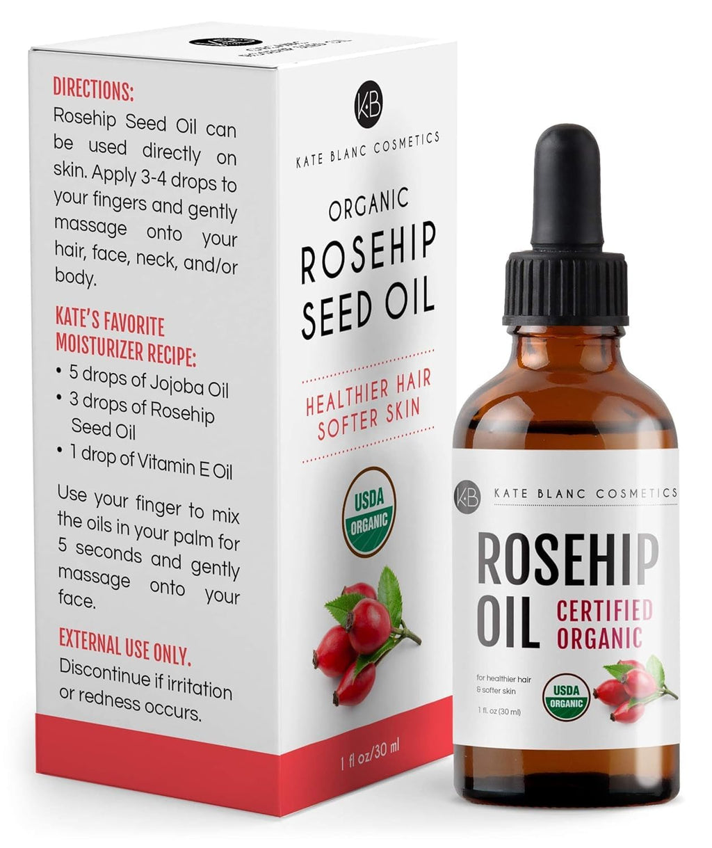 Organic Cold Pressed Rosehip Seed Face Oil N1139