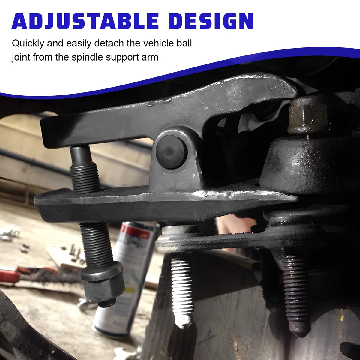 Adjustable Steel Ball Joint Separator Tool I23710