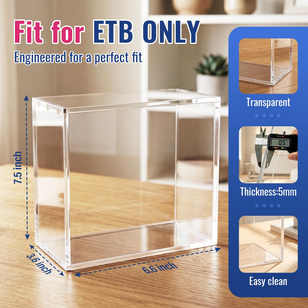 Clear 5mm Acrylic Display Case J435