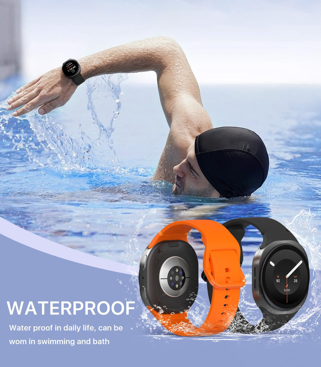 Band Compatible with Samsung Galaxy Watch 9 8 40mm 44mm/Classic 46mm M372