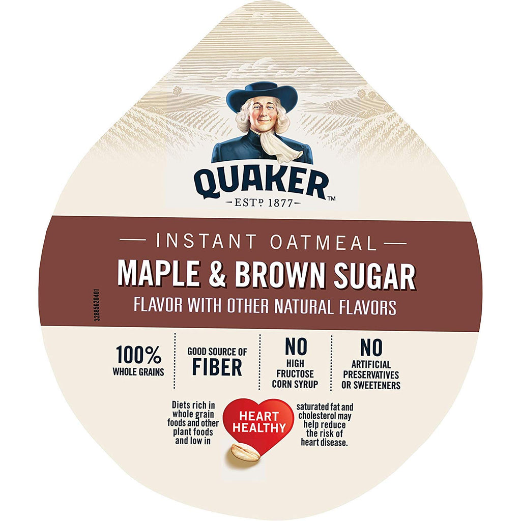 Instant Oatmeal Maple Brown Sugar 1.69oz Pack of 3 T3187