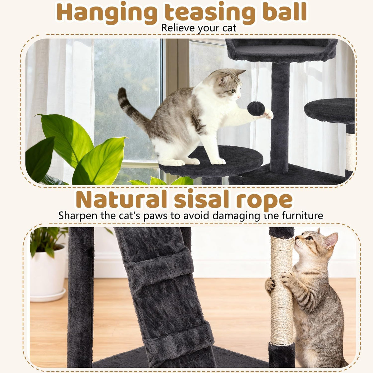 70" Multi-Level Cat Tree L81925